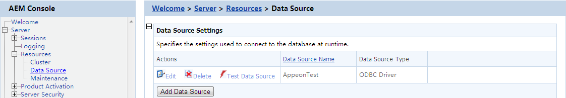 Data source