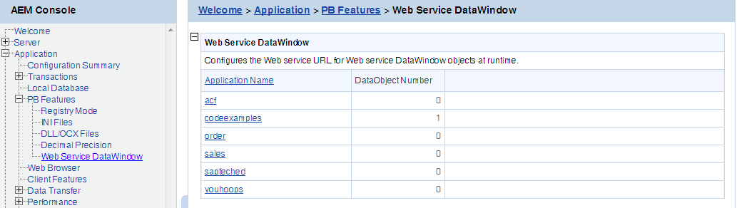 Web service DataWindow