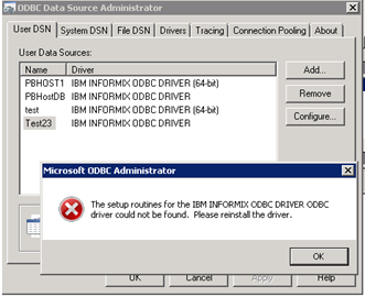 windows 10 informix odbc driver