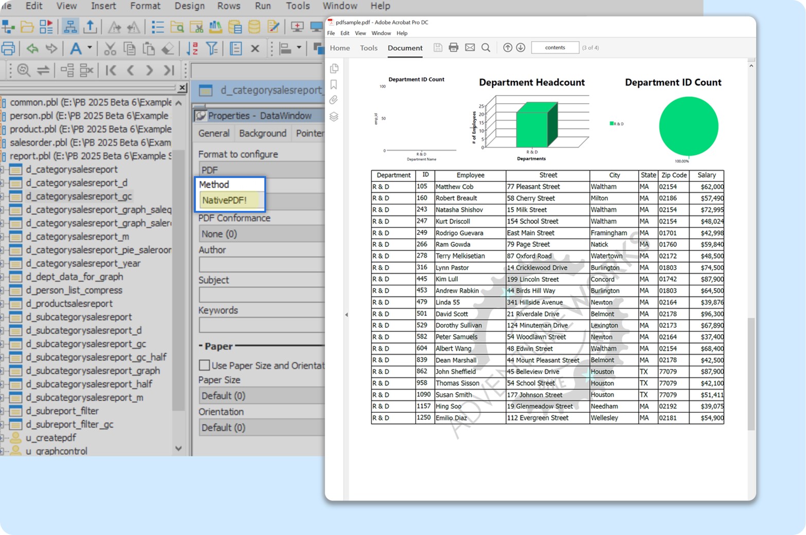 Native PDF