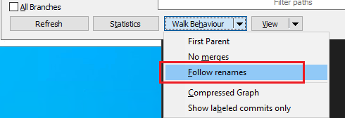 Walk Behavior follow names