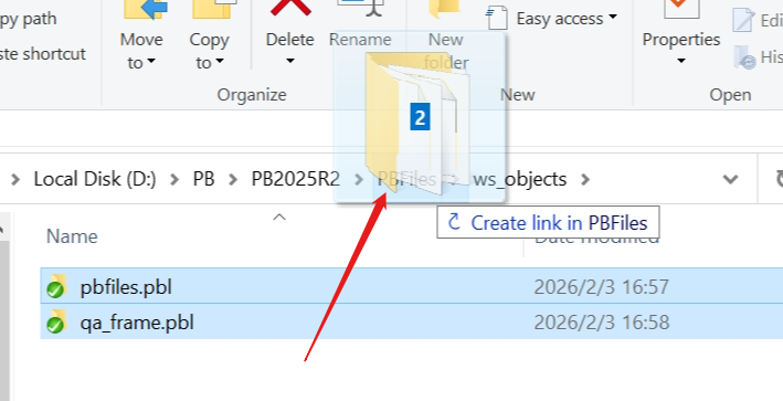 move all pbl folders with svn client