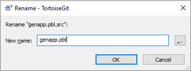 remove .src with git