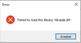 failed to load library image
