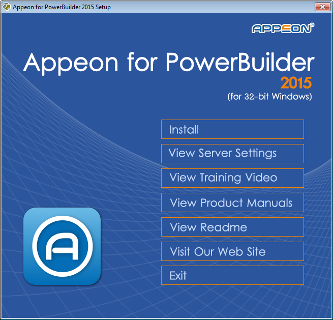 Install Appeon for PowerBuilder