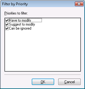 Filter by Priority