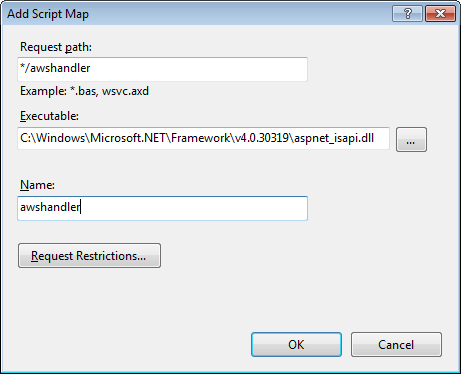 Script mapping settings