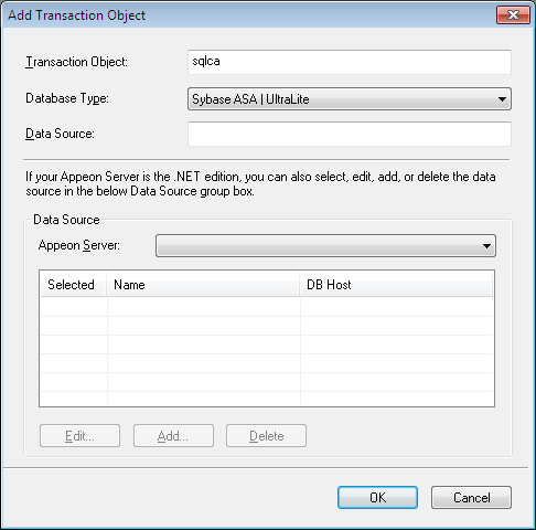 Add transaction object mappings