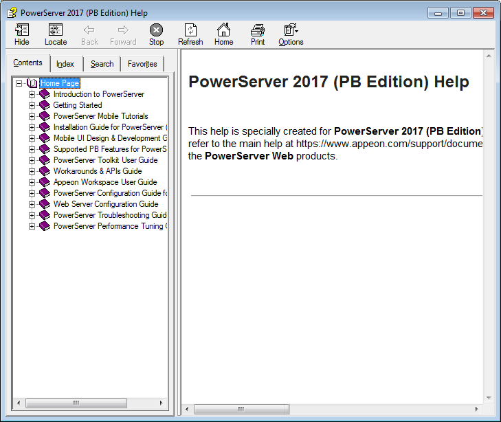Appeon PowerServer Help