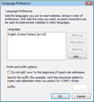 Language Preference