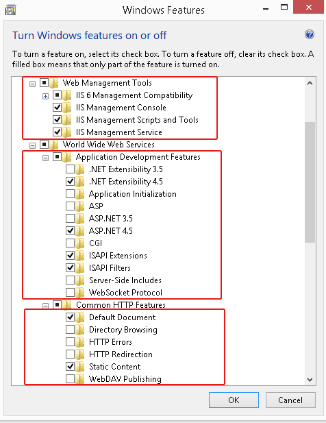 Windows features in Windows 8